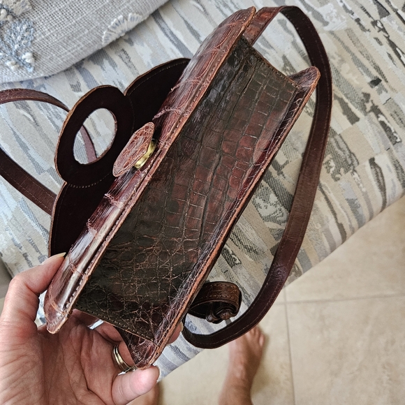 Vintage alligator purse/handbag - Picture 11 of 12